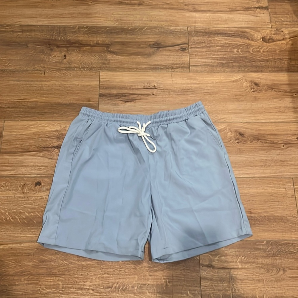 Light blue men’s shorts!